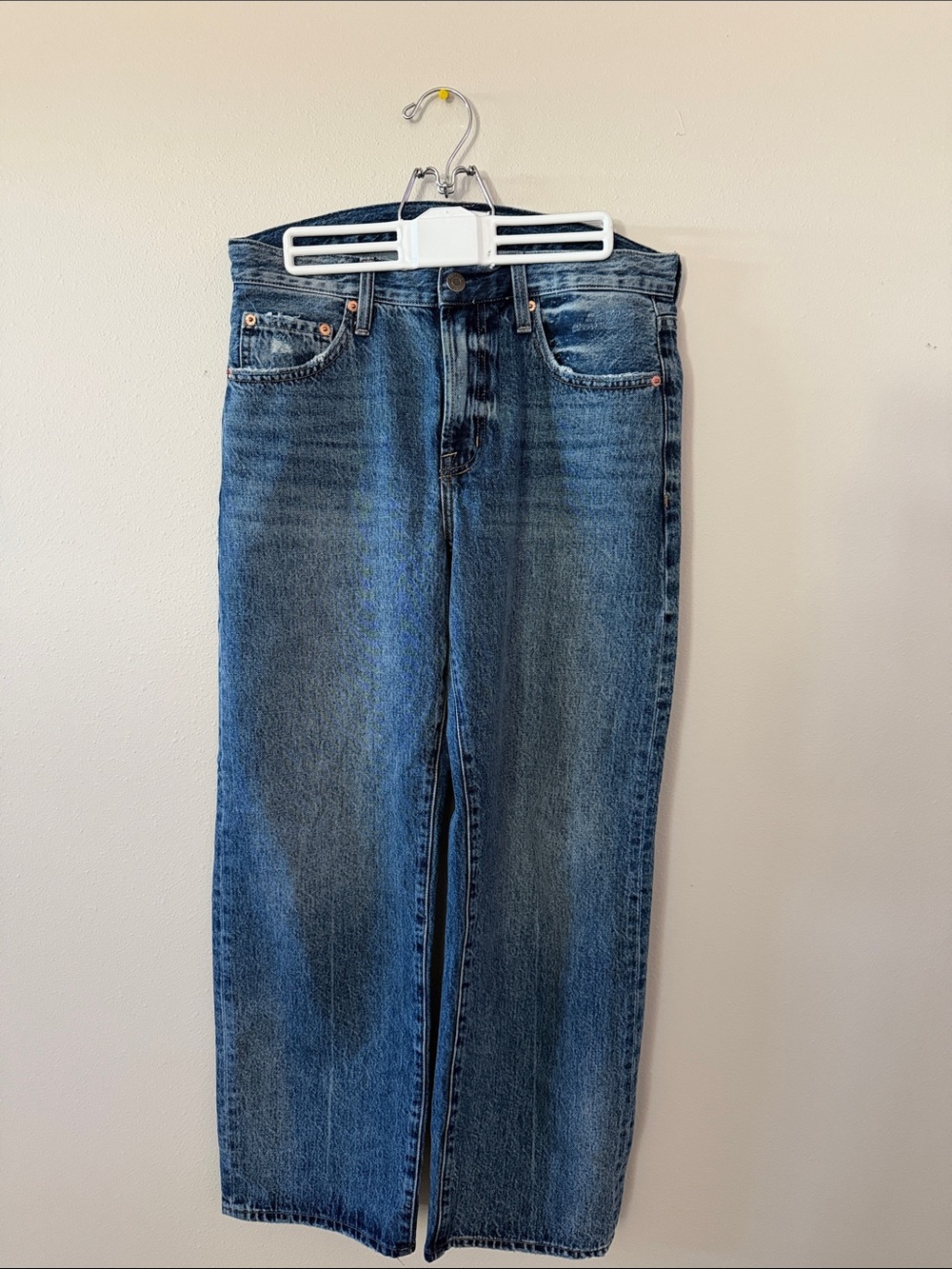 pistola Women's Straight Leg Jeans in Blue Wash
